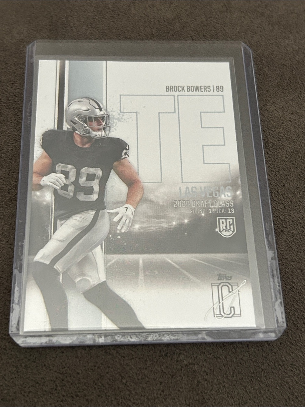 2024 Topps Signature Class Brock Bowers Rookie RC #129 Raiders
